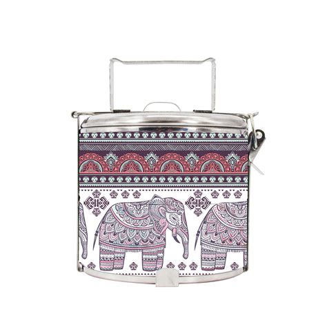 Bdari Tiffin Carrier Ethnic Indian Bohemian