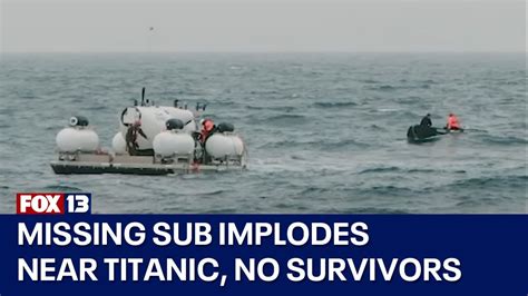 Coast Guard Says Missing Submersible Imploded Near Titanic Wreckage