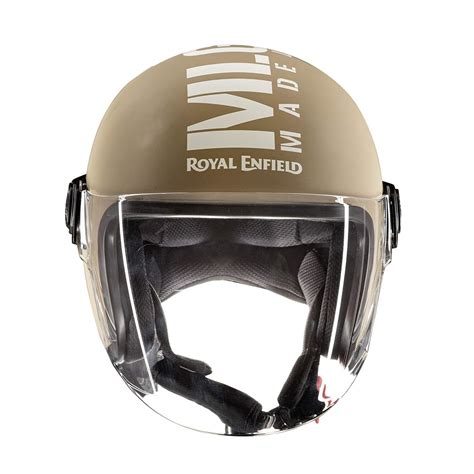 Royal Enfield Open Face Mlg Helmet With Clear Visor Motorcycle And Powersport Helmets