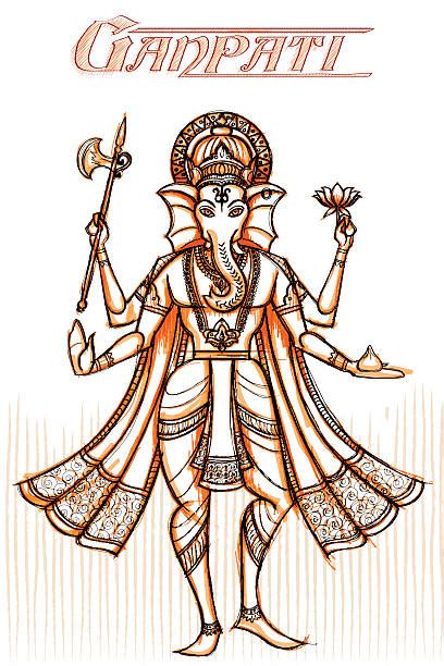 Ganesh God Clip Art Illustrations Royalty Free Vector Graphics And Clip