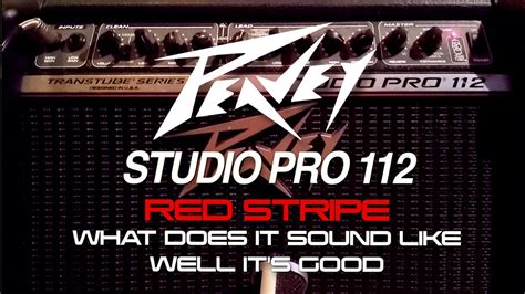 THE RED STRIPE PEAVEY STUDIO PRO 112 THE POOR MAN S DELUXE REVERB