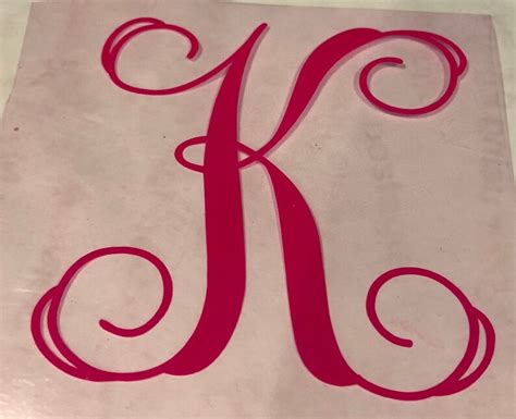 Iron On Letters Monogram Personalized Iron On Decal Iron On Etsy