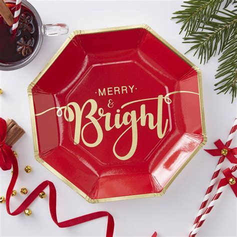 Gold Christmas Paper Plates Printable Templates Free