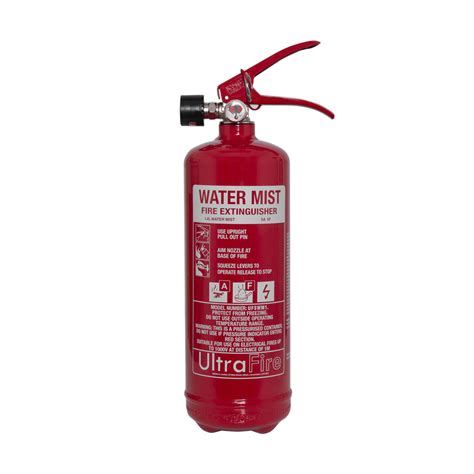 L Ltr Litre Water Mist Fire Extinguisher Ultrafire