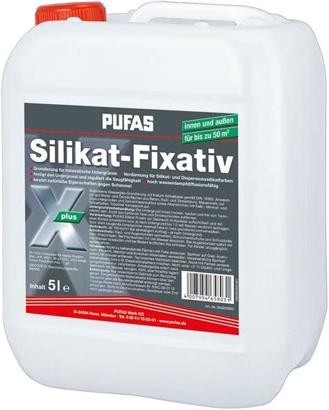 Pufas Silikat Fixativ L Amazon De Baumarkt