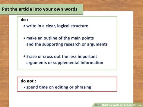 How To Write An Article Review With Sample Reviews Wikihow