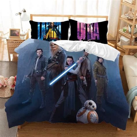 Star Wars 9 Parure De Lit Housse De Couette 240 X 260 Cm Taie D