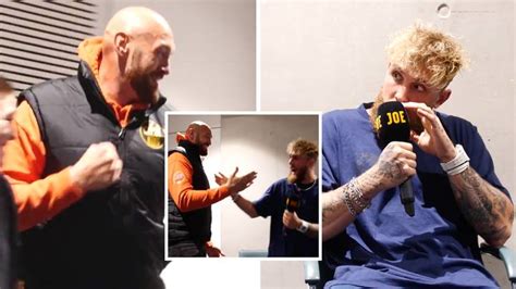 Jake Pauls Life Flashed Before His Eyes As Tyson Fury Gatecrashes