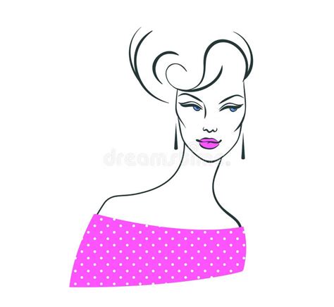 Beautiful Woman Stock Vector Illustration Of Beautiful 38861038