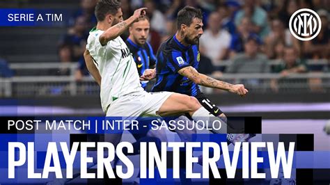 Acerbi Interview Inter 1 2 Sassuolo 🎙️⚫🔵 Youtube