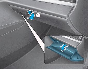 Hyundai Elantra Glove Box Storage Compartment