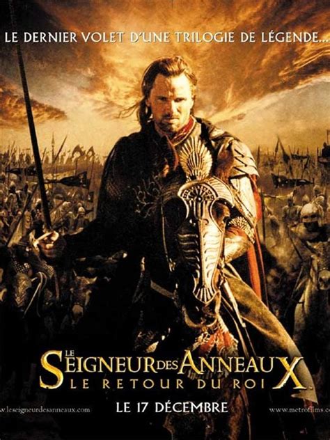 Affiche Du Film Le Seigneur Des Anneaux Le Retour Du Roi Photo 14