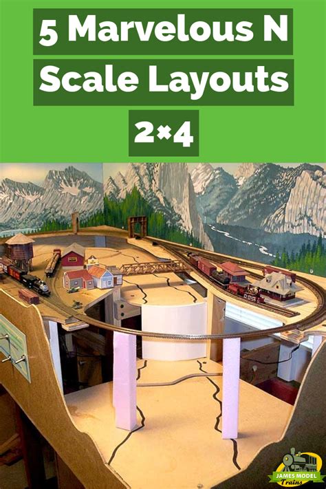 5 Marvelous N Scale Layouts 2×4 | N scale layouts, N scale train layout ...