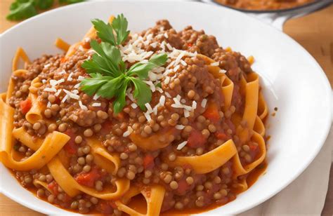 Bolonhesa de Lentilhas e Macarrão Uma Versão Saudável e Saborosa