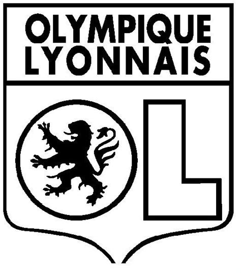 Logo Of Olympique Lyonnais Football Club Coloring Pages - Barry ...