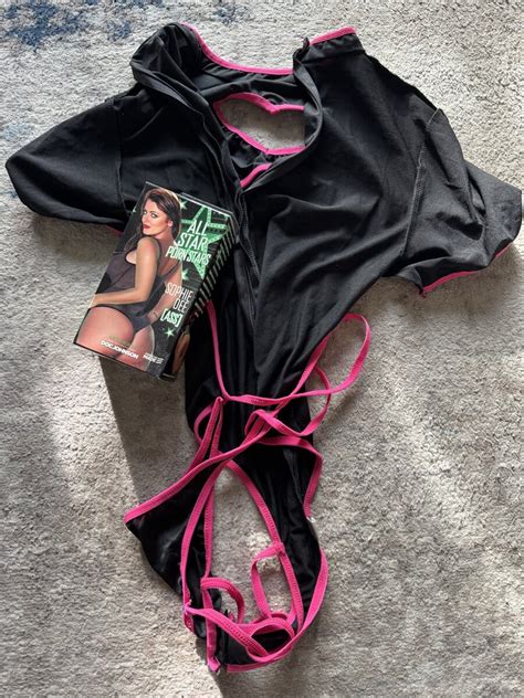 Clothing Sophie Dee Worn Black Onepiece Anal Toy Sweeky