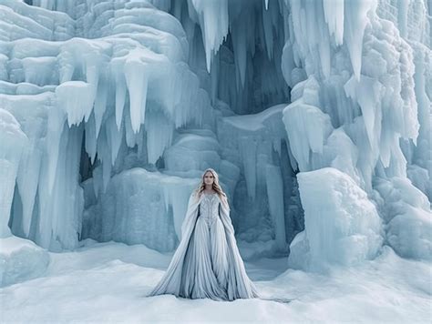 Un Reino De Hielo Y Nieve Donde Una Reina De Hielo Gobierna Un Reino