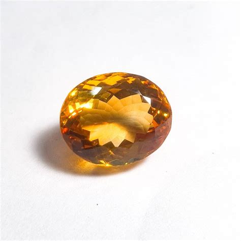 Natural Citrine Gemstone Loose Oval Shape Faceted Top Etsy Uk