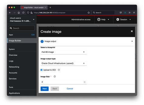 Build and launch Red Hat Enterprise Linux images in Oracle Cloud ...