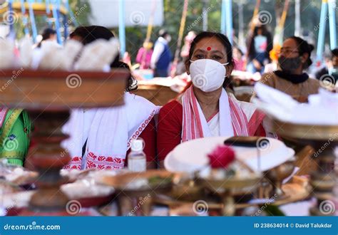 Bhogali Bihu Festival Of Assam Editorial Stock Image Image Of Bhogali