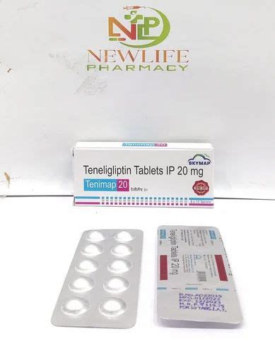 Tenimap Teneligliptin 20mg Tablets At Rs 120stripe टेनेलिग्लिप्टिन