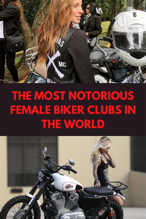 The Most Notorious Female Biker Clubs In The World in 2023 | Female motorcycle riders, Female ...