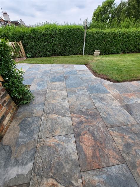 Copper Slate Vitrified Porcelain Paving Slabs 900x600