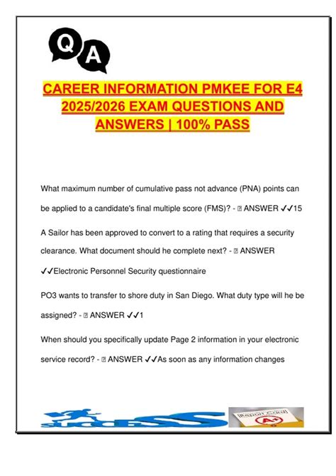 PMK-EE Career Information – 30+ Exam Questions with Answers | E4