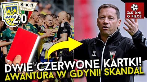 Arka Gdynia 2 0 GKS Tychy 5 Kolejka Fortuna 1 Liga 2023 2024 Dwie