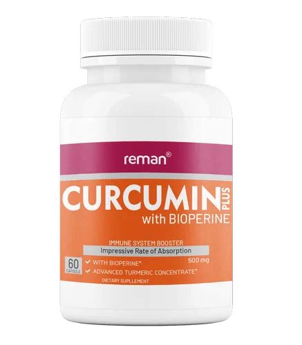 Curcumin With Piperine Capsule At Rs 360 Bottle Health Wellness