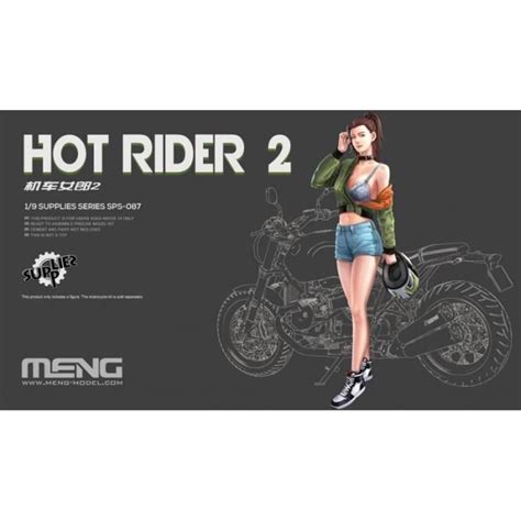 Meng Hot Rider Maquette Figurine Hot Rider Meng Sps Me Maquette Char Promo Figurine