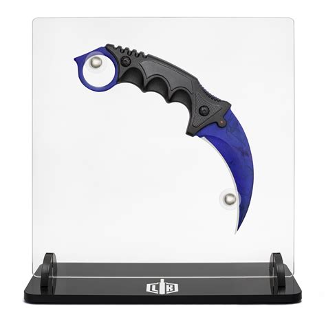 Premium Karambit Sapphire Real Life Knife CS2 Customizado IRL Por