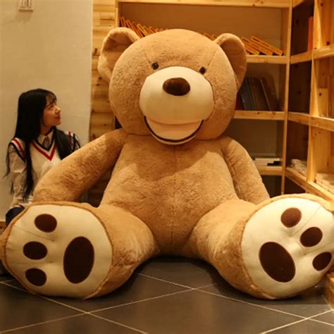 Big Size Super Unstuffed Big Soft Teddy Bear Skin Toy Giant Teddy Bear