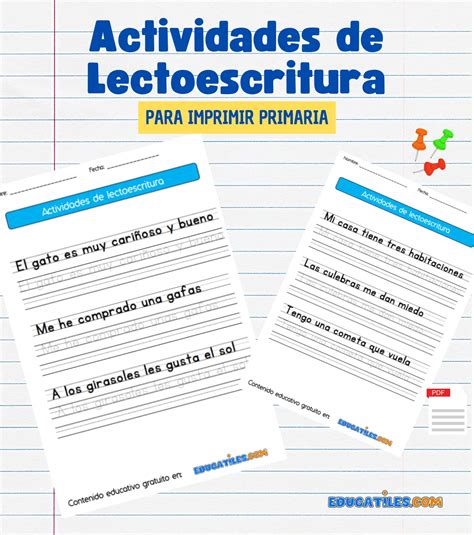 Actividades De Lectoescritura Para Imprimir Primaria Cuentos