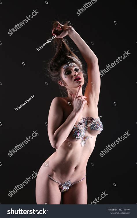 Sexy Brunette Beautiful Woman Posing Lingerie Stock Photo Shutterstock