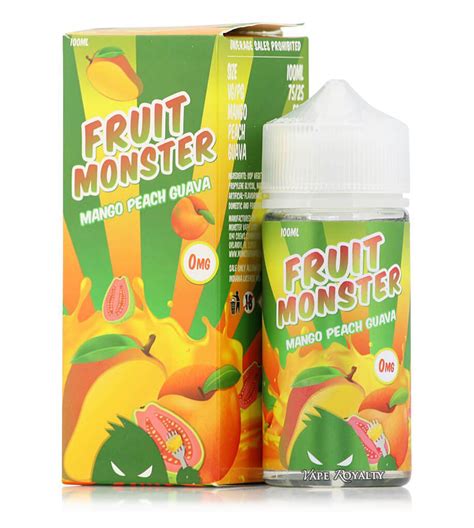 Fruit Monster E Liquid 100ml Mango Peach Guava Down Town Distro