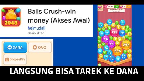 BALLS CRUSH WIN GAME PENGHASIL UANG YANG LASUNG BISA TAREK KE DANA