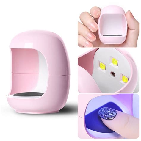 Mini Secador Cabine Unhas Secagem R Pida Seg Luz Uv Led Dropninja