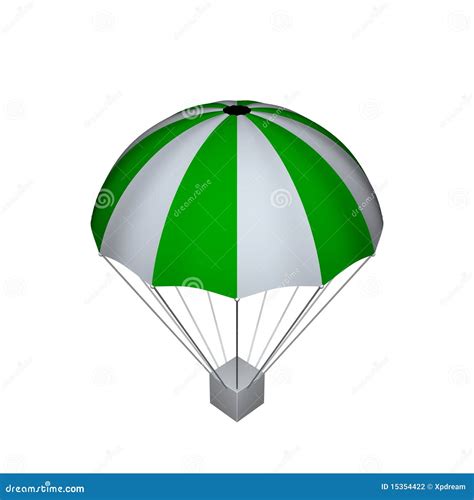 Parachute stock illustration. Image of dropping, parachuting - 15354422