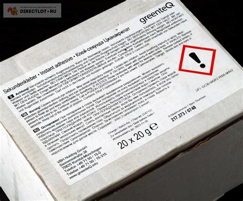 Клей секундный профессиональный greenteQ цианакрилат Made in Germany за ...
