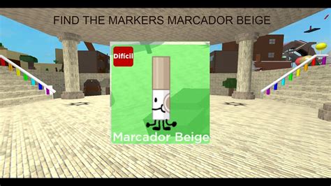 COMO CONSEGUIR EL MARCADOR BEIGE EN FIND THE MARKERS ROBLOX YouTube