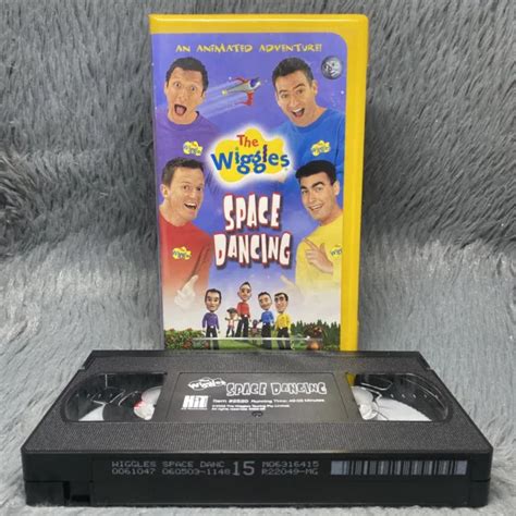 The Wiggles Space Dancing Vhs 2003 Never Seen On Tv Animated Adventure