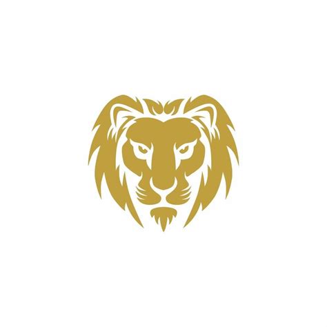 Lion Shield Logo Modern Design Template Lion Head Logo Element For