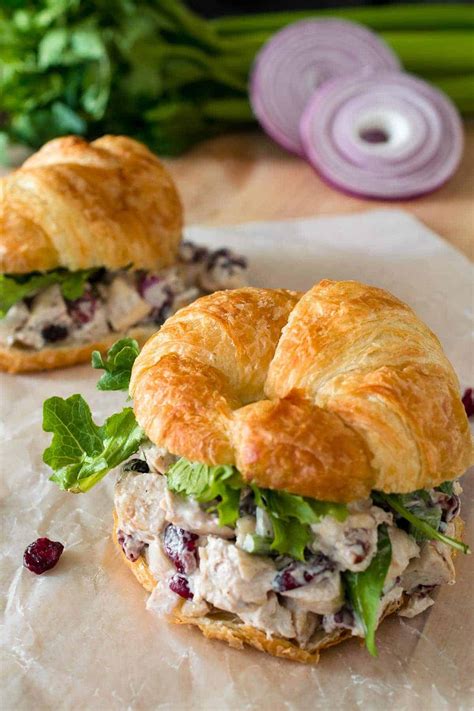 Chicken Salad Croissant Sandwich Recipe