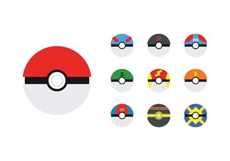 Free Poke Ball Vector 117914 Vector Art at Vecteezy