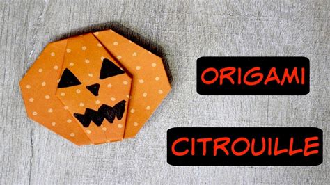 Citrouille En Origami Tuto Halloween