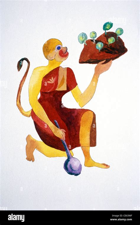 Hanuman painting hi-res stock photography and images - Alamy