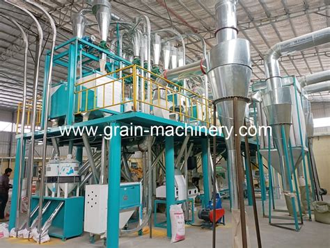 30 50 Tons Maize Corn Milling Machine Maize Mill Flour Milling Machine