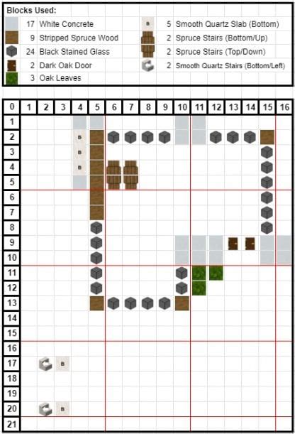 Minecraft Village House Blueprints