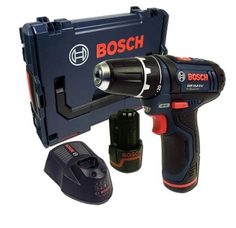 Bosch GSR 12V 15 Akkuschrauber 2 X 2 0 Ah In L Boxx Werkzeuge